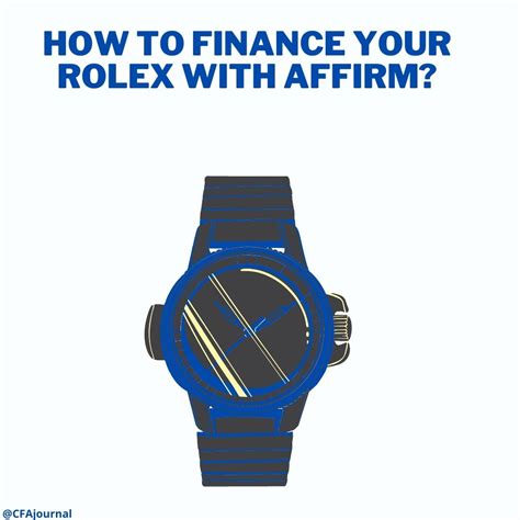 where to finance a rolex|finance rolex with affirm.